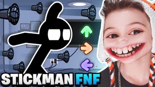 A ANIMAÇÃO DO STICKMAN VIROU MOD NO FRIDAY NIGHT FUNKIN