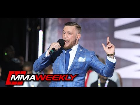 Conor McGregor: Mayweather vs McGregor Media Call