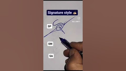 Easy “S” Signature Style Ideas #easy #signature #howto #digital #create #nickname #s #viral