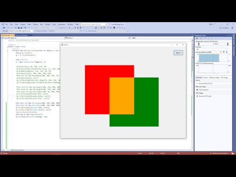 RGB Colour Mixer:  2. The VB.NET Graphics Object