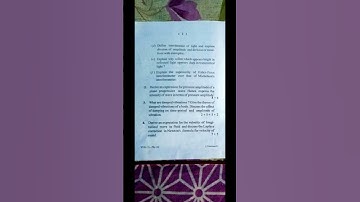 #VBU UG SEMESTER-2 #CORE-4 (PHYSICS) HONOURS #QUESTIONS PAPER 2020-23#vbu