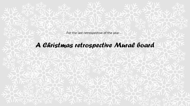 Christmas-themed Mural retrospective template