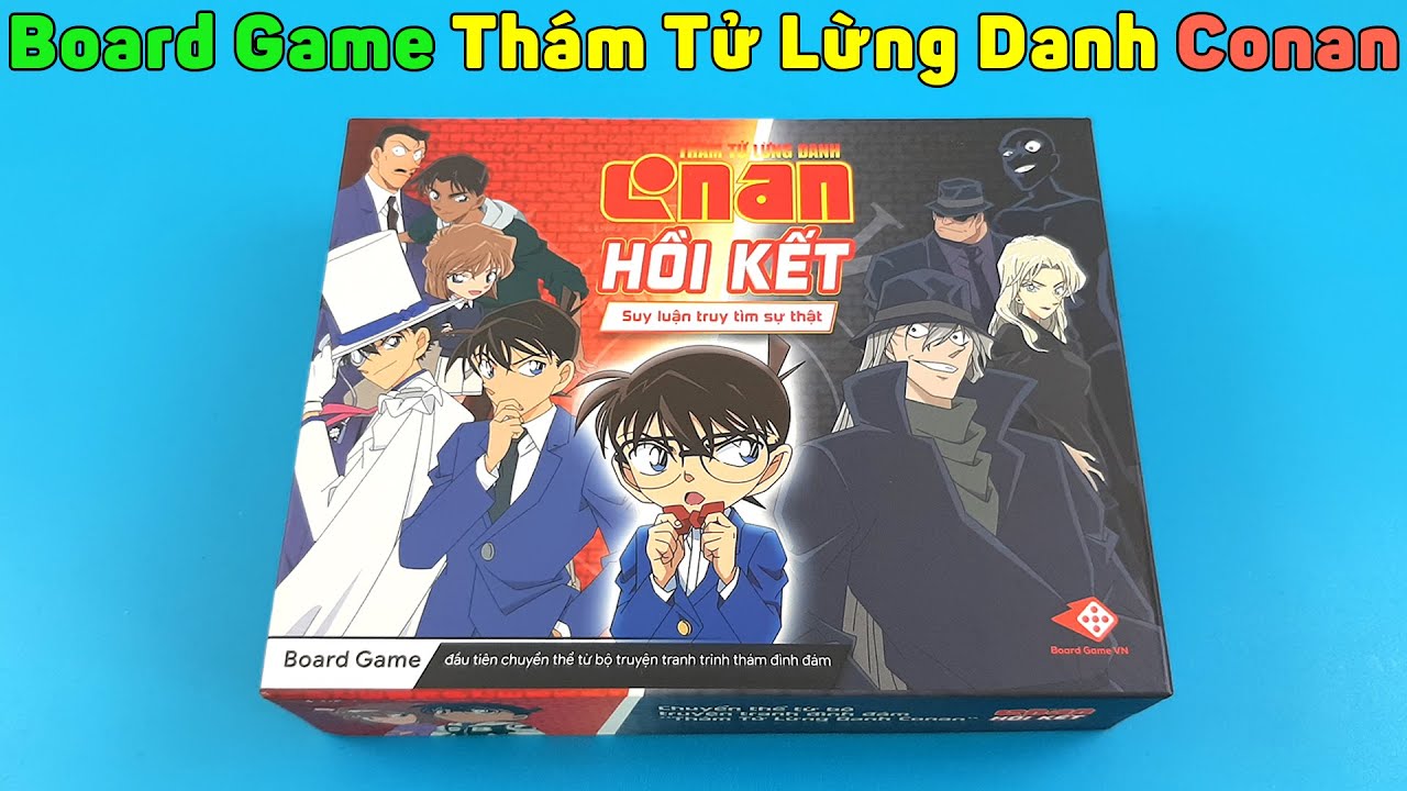 game conan  New 2022  Board Game Thám Tử Lừng Danh Conan: Hồi Kết | Mở Hộp Hàng Mua Online Trên Lazada