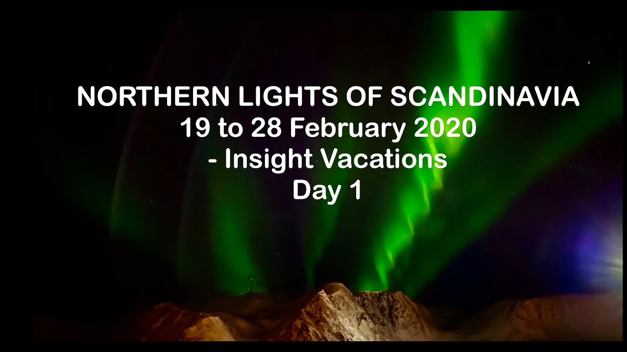 Day 1 Northern of Scandinavia Insight Vacations - YouTube