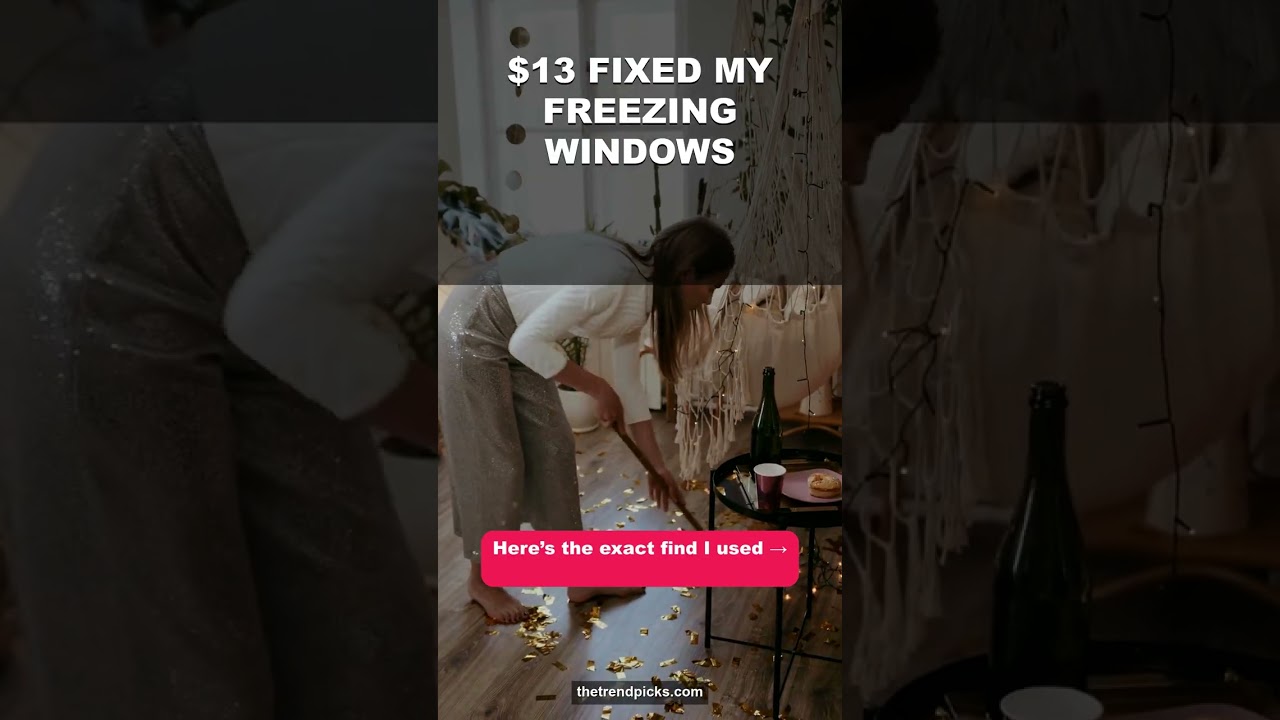 Window Insulation Film — People buy it as a cheap, effective draft stopper that is easy to install