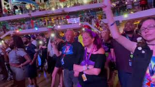 "Cookie" Carnival Cruise Director - inspirational message - 80's party on the Carnival Horizon