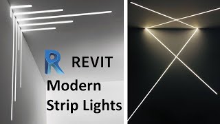 Revit Tutorial | Revit Light Family | How to make modern strip lights? | Hindi | Free Download File