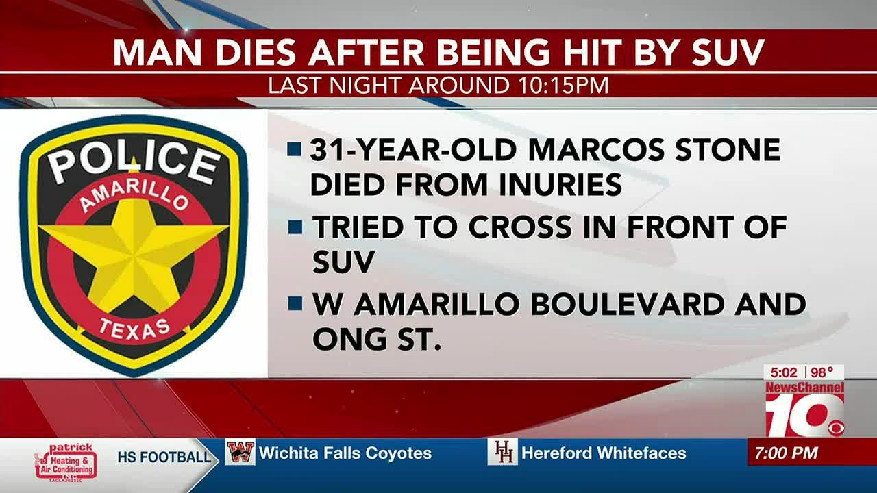 VIDEO: Amarillo police: 1 man dead after being hit by car on Amarillo ...