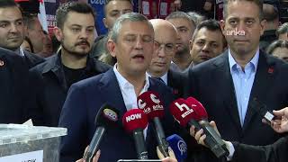 Özgür Özel, Chp 39. Olağan Şimdi İktidar Zamanı Kurultayında Oy Kullanıyor Ankara I