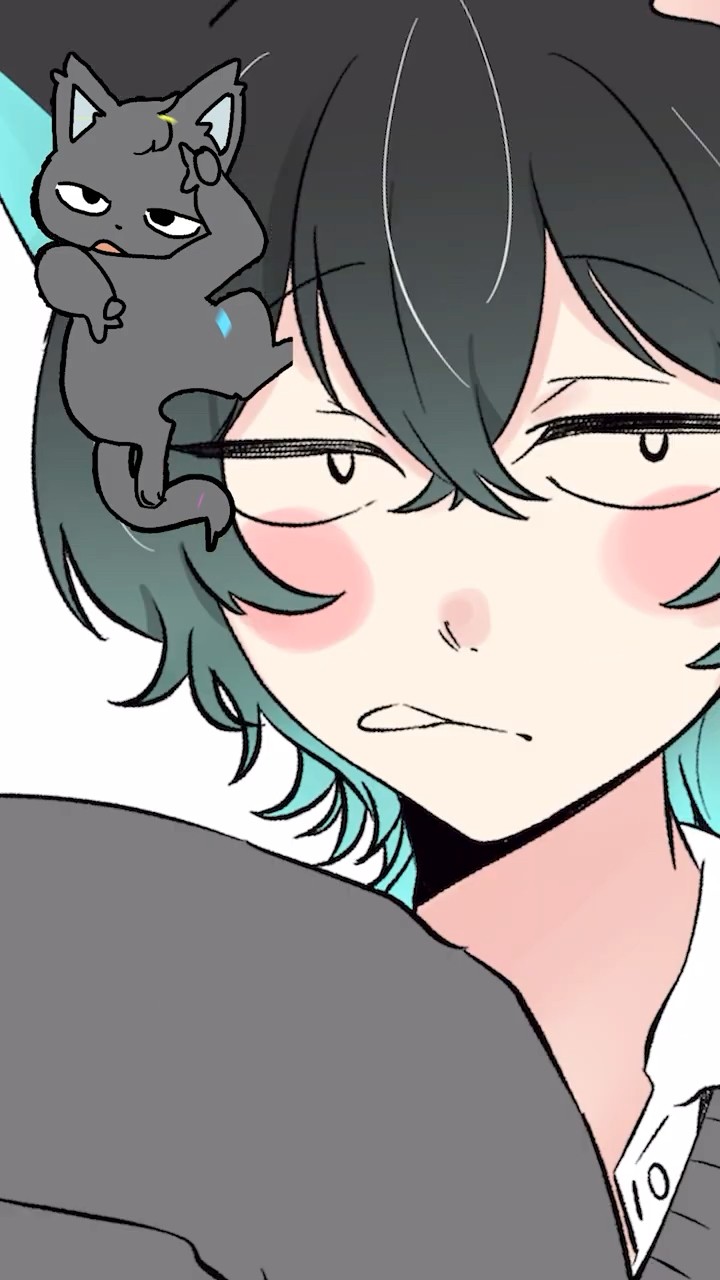 この猫可愛すぎる・・・！！！ #p丸様 #イラスト #shorts - YouTube