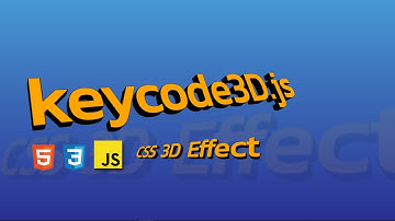 CSS 3D Effect Tutorial | 3D Model Perspective using Keycode3D.js