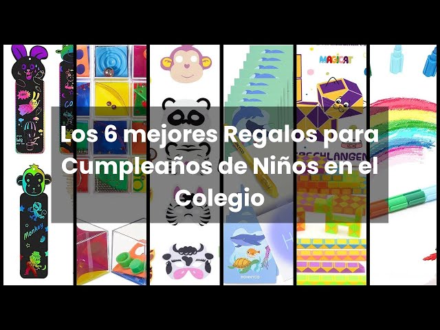 Regalos cumpleaños niños colegio】Los 6 mejores Regalos para Cumpleaños de  Niños en el Colegio ✓ 