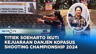 Titiek Soeharto Raih Piala Danjen Kopassus Shooting Championship 2024