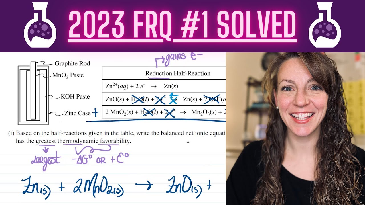 2023 AP Chem FRQ No. 1 My Answers YouTube