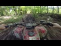 Honda Fourtrax 300 mudding and riding