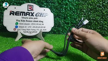 Cáp sạc nhanh cho iPhone cổng Lightning Remax RC-124i Data Jany Series thân bọc kim loại