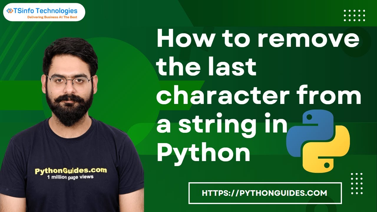 How to remove the first character from a string in Python - YouTube How To Remove The First Character From A String In Python - Youtube