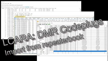 LCARA HAM Radio: DMR Codeplugs - Import from Repeaterbook.com
