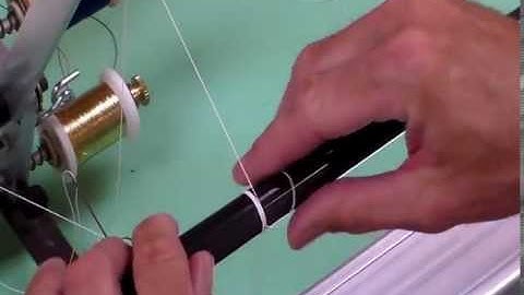 Custom Rod Building Easy Wrap Starting