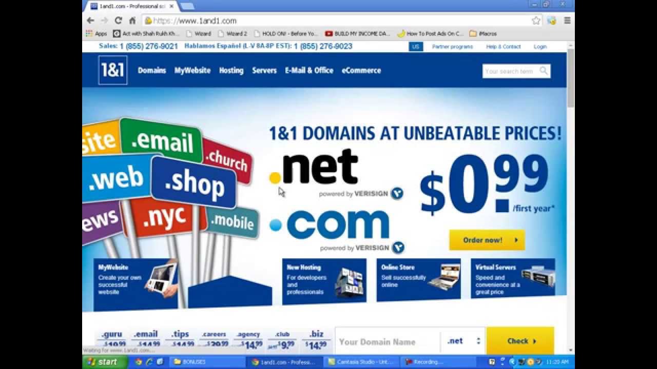 Get Cheapest Domain Name Registration for Just $0.99 - YouTube