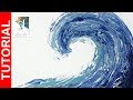 Acrylic Pour Tutorial - How to Pour a Perfect Ocean Wave