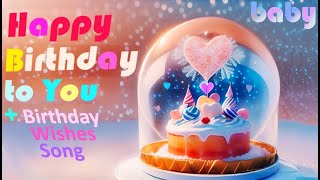 The Best Happy Birthday Song🎉For Baby 🧡 Birthday Wishes Song🎂 Teddy Bear #birthdaysong#moonvalleyai