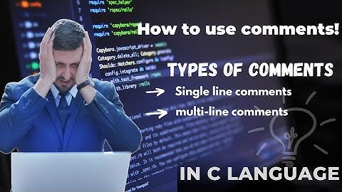 Comments in C language | Single line vs Multi-line comment (in Hindi)