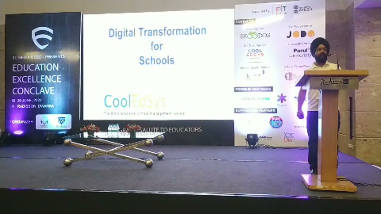 CoolEdSys Founder Harry Singh at Education Excellence Conclave 2022 | School Management Software