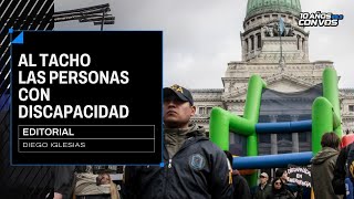 Al tacho las personas con discapacidad: el editorial de Diego Iglesias