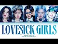 Karaoke blackpink lovesick girls color coded haning 5 members