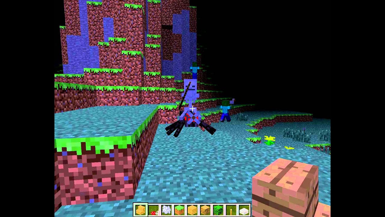 A Skeleton riding a Spider in Minecraft - YouTube