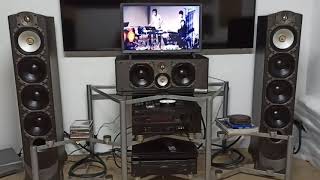 Paradigm Reference Studio 100 + CC-590 - Percussion acoustic. 🇧🇷