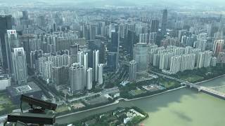 CANTON TOWER and Bubble Tram of Guangzhou China