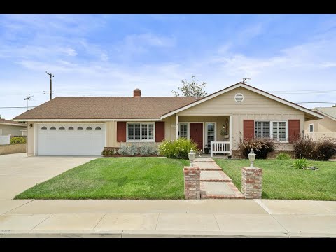 1353 NORDMAN DRIVE, Camarillo, CA home video tour