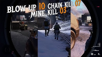sniper ghost warrior contracts - explode 10, chain kill 07, mine kill 03, challenges 8/9/10