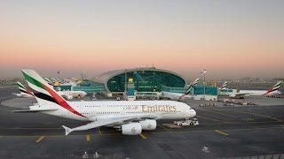 TravelWise with Phil Blizzard in Dubai visiting Emirates Concourse A, Dubai Airport