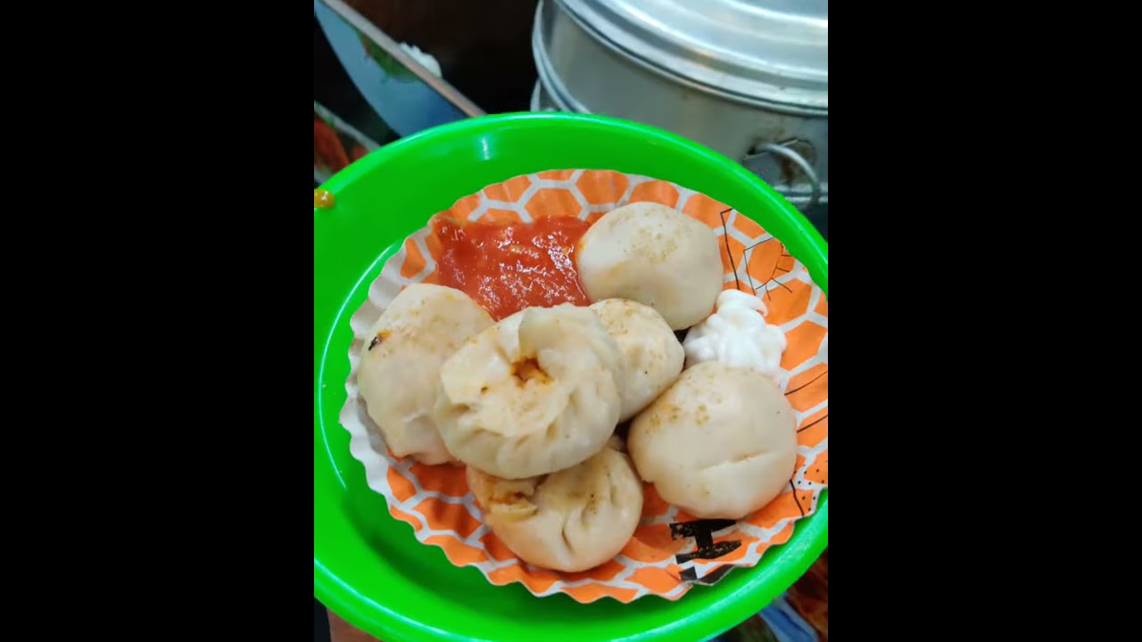 Schezwan Momos At Ghatkopar Khau Galli Only Rs 60 Streetfood Khaugalli