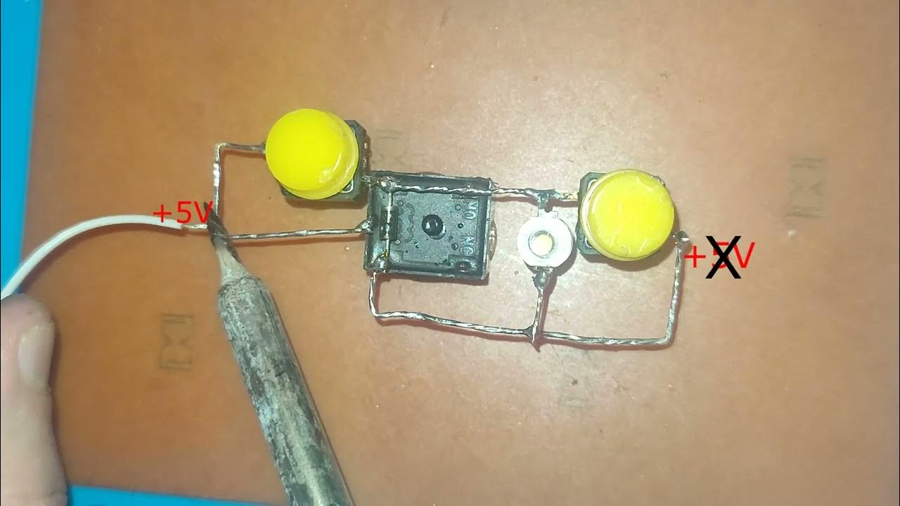 BUTTON CONTROLLED RELAY ON AND OFF SWITCH CIRCUIT. YouTube