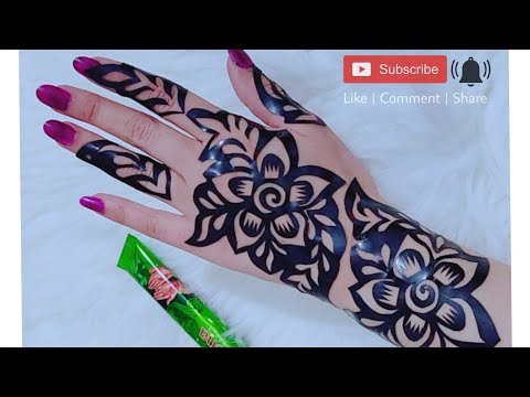 اسهل وأروع لصقات الحناء   