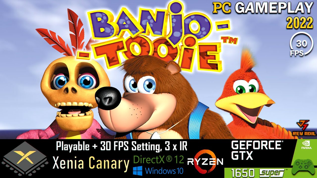 XENIA Banjo Tooie PC Gameplay | Xenia Canary | Playable | Xbox 360 Emulator  | 2022 Latest - YouTube