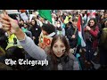 March for Palestine London live: Tens of thousands expected to demonstrate in the UK capital