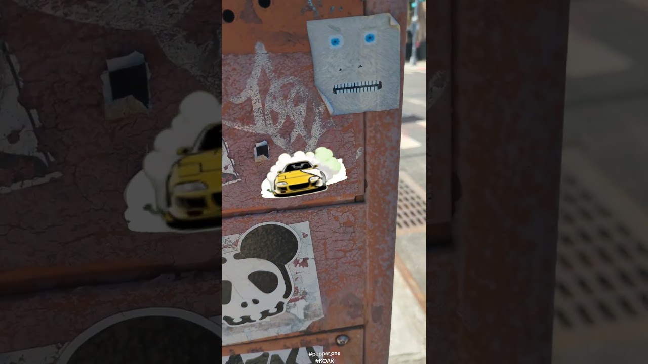 Augmented Reality Graffiti  - JDM Graffiti   -  #pepper_one !  #KOAR  -- C3