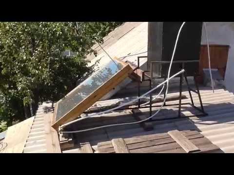 Солнечный коллектор нагреватель воды своими руками Часть 1