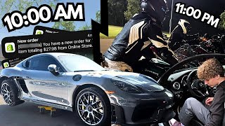 POV: WEEK IN THE LIFE OF A 19 YEAR OLD ENTREPRENEUR! *WRECKED PORSCHE GT4RS*