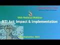 Webinar 96 rti act   impact  implementation