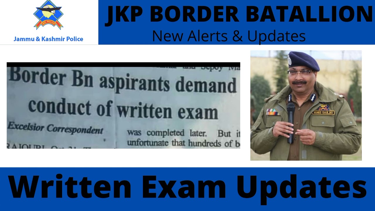 JK Police Constable Border Batallion Written Exam update 😱 