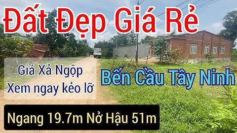 Xả Ngộp Lô Đất Đẹp tại Bến Cầu - Ngay khu đông dân cư - Xem ngay kẻo lỡ - Điền Thổ Tây Ninh