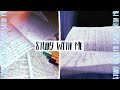 STUDY WITH ME | Делай уроки со мной 📓