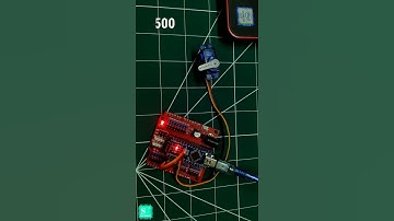 Single Servo Motor Control With Arduino NANO Expansion Breakout Board #shorts