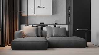 54 м² ощущается как 100 м² | Обзор квартиры на стройке | ЖК Западный порт видео